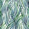 Watercolor tillandsia cyanea pattern