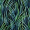 Watercolor tillandsia cyanea pattern