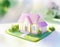 Watercolor of Tiny cute isometric house soft smooth lighting soft color