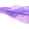 Watercolor transparent wave purple lavender pink colored background. Watercolour hand painted waves illustration