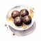 Watercolor Truffles: Masterful Shading And Raw Energy In Chocolate Illustration