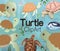 Watercolor Turtles Clipart