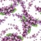 Watercolor violet lilac seamless pattern