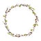 Watercolor willow tree wreath