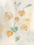 Watercolour Chinese lanterns plant