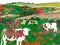 Watercolour Cows Grazing