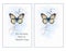 Watercolour, Mothers Day Card, Butterfly Set