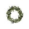 Watercolour Olive Wreath 