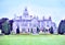 Watercolour painting. Adare Manor house in County Limerick , Ireland.