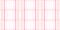 Watercolour Pink Check. Beige Picnic Pattern.