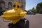 Watercraft of explorer Jacques Cousteau at Oceanographic Museum, Monaco