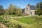 Watercress culture field and old water mill, Veules des Roses, Normandy