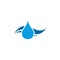 Waterdrop icon logo design vector template