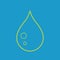 Waterdrop. Vector illustration decorative design