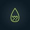 Waterdrop. Vector illustration decorative design