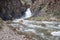 Waterfall 33 parrots Naryn region Kyrgyzstan. Travel. Central Asia