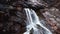 Waterfall in Abkhazian rocky mountains