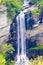 Waterfall in Appalachian mountains