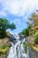 Waterfall around stones and forest at Khao Yai National Park