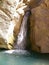 Waterfall in Atlas Mountains, Tunisia