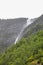 Waterfall in Aurlandsfjord Aurland Sognefjord in Norway