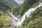 Waterfall in the Austrian Alps