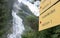 Waterfall in the Austrian Alps - Selective focus