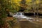 Waterfall in Autumn - Mash Fork Falls, Camp Creek State Park, West Virginia