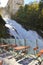 Waterfall in Bad Gastein, Austria, Europe.