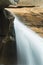 Waterfall at The Basin granite pothole, White Mountains, New Ham