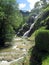 Waterfall and basins of Baume les messieurs in France