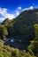 Waterfall of Bassin La Mer, Reunion Island