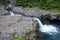Waterfall at the Bassin Lucie in Reunion Island
