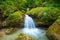 Waterfall in a Bavarian forest