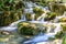 Waterfall and Beautiful Natural Landscapes in Plitvice Lakes National Park