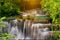 waterfall beautiful thailand,Huay Mae Kamin Waterfall in Kanchanaburi Province, Thailand