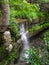 Waterfall in Bell Station FLLT nature preserve Cayuga Lake NYS