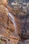 Waterfall in Bletterbach gorge