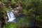 Waterfall in the Blue Lake at the Blue Mountains in New South Wa