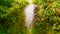 A waterfall at the Botanical Gardens in Saint Lucia