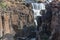 Waterfall at the bourkes potholes in south africa