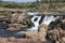 Waterfall at the bourkes potholes in south africa