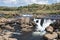 Waterfall at the bourkes potholes in south africa