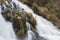 Waterfall of BraÃ±as in the municipality of Toques Galicia, Spain