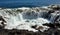 Waterfall in Bufadero La garita, Canary islands, photo series