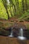 Waterfall Butzerbachtal during fall in the Eifel.