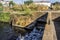 Waterfall in the canal