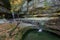 Waterfall in the canyon