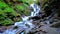 Waterfall in Carpathians, Ukraine