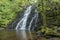 Waterfall Cascade de la Roche near Cheylade, French highlands, France